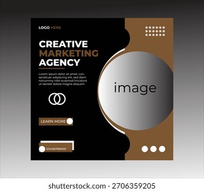 Creative Corporate Social Media Post Design Plantilla moderna