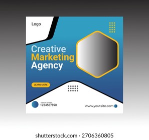 Creative Corporate Social Media Post Design Plantilla moderna