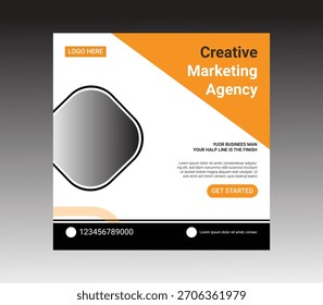 Creative Corporate Social Media Post Design Plantilla moderna