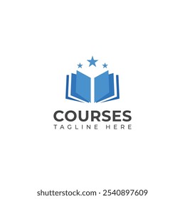 Creative Course vector logo design 