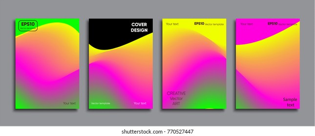 Creative cover. Colored cover design.