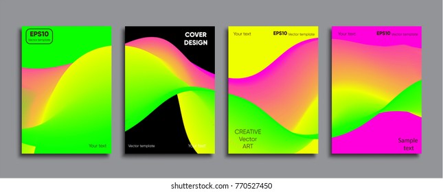 Creative cover. Colored cover design.