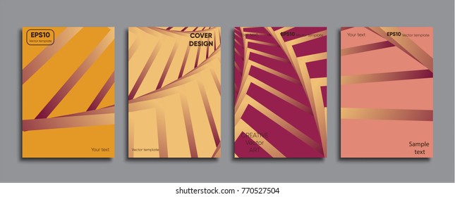 Creative cover. Colored cover design.