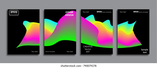 Creative cover. Colorful abstract cover design.