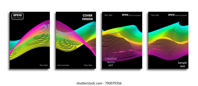 Creative cover. Colorful abstract cover design.