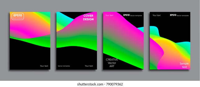 Creative cover. Colorful abstract cover design.