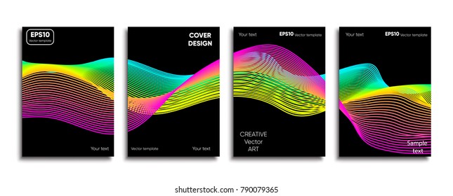 Creative cover. Colorful abstract cover design.