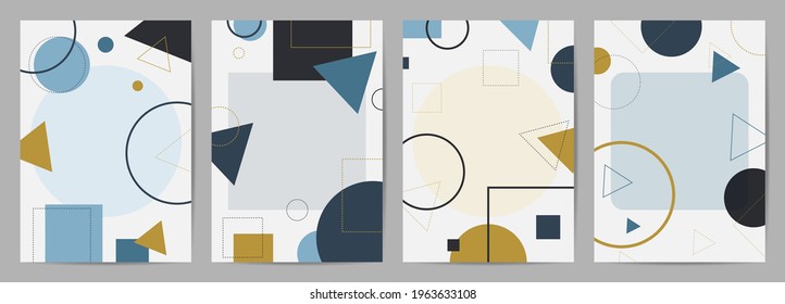 Creative cover design background. Social media banner template. Editable mockup for stories, post, blog, sale and promotion. Abstract modern coloured shapes, line arts background design for web 