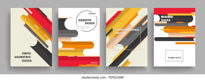 Creative cover design. Business abstract vector template