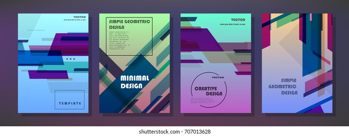 Creative cover design. Business abstract vector template