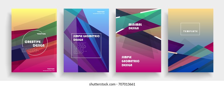 Creative cover design. Business abstract vector template
