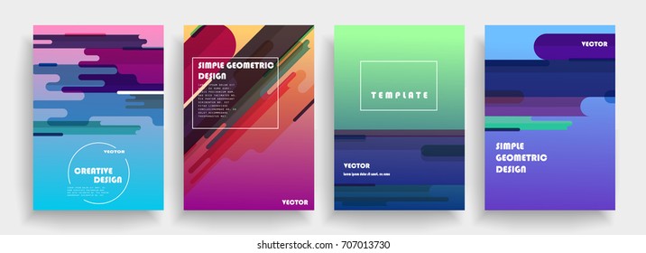 Creative cover design. Business abstract vector template