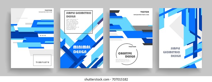 Creative cover design. Business abstract vector template
