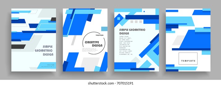Creative cover design. Business abstract vector template