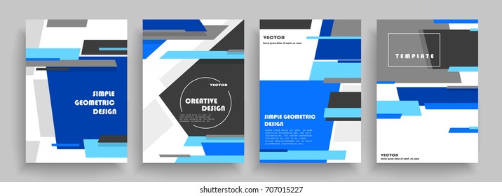 Creative cover design. Business abstract vector template