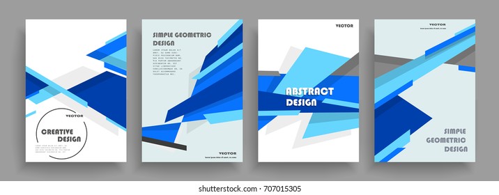 Creative cover design. Business abstract vector template