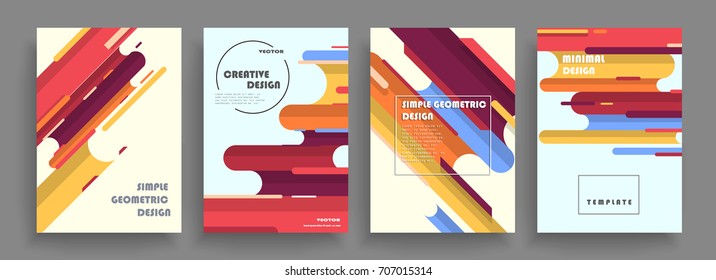 Creative cover design. Business abstract vector template