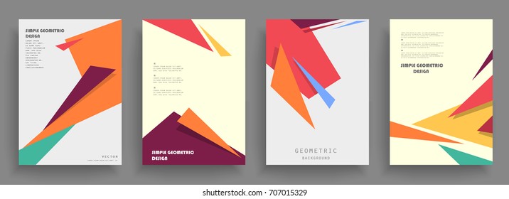 Creative cover design. Business abstract vector template