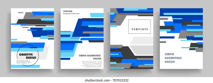 Creative cover design. Business abstract vector template