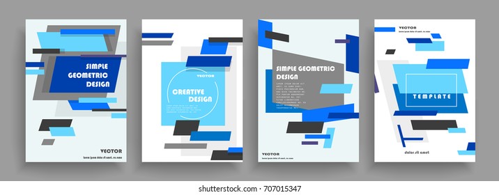 Creative cover design. Business abstract vector template