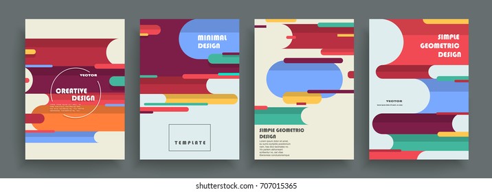 Creative cover design. Business abstract vector template