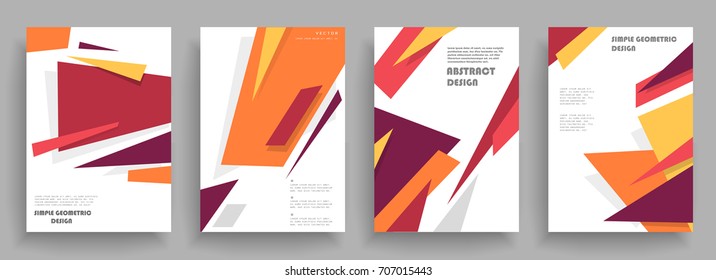 Creative cover design. Business abstract vector template