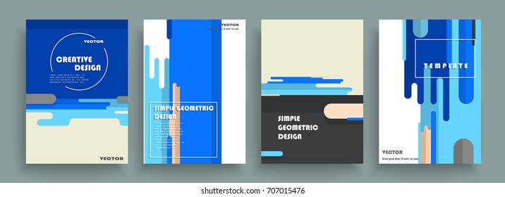 Creative cover design. Business abstract vector template