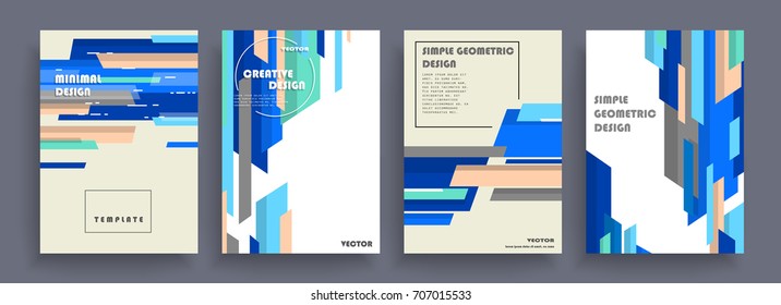 Creative cover design. Business abstract vector template