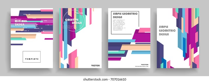 Creative cover design. Business abstract vector template