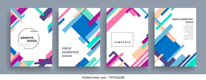 Creative cover design. Business abstract vector template