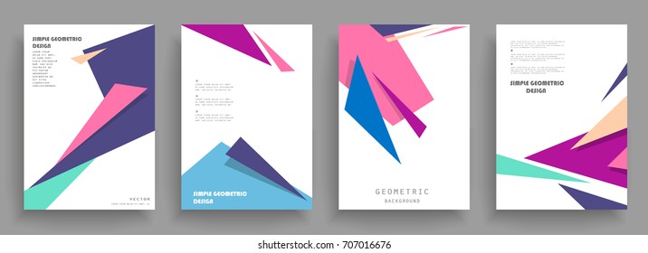 Creative cover design. Business abstract vector template