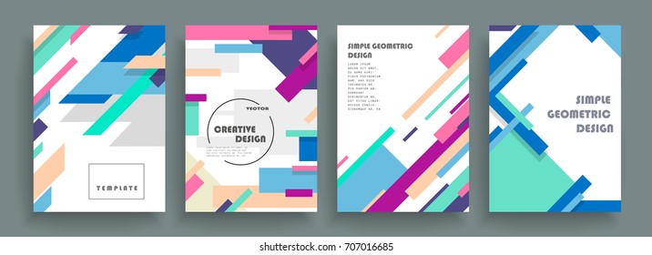 Creative cover design. Business abstract vector template