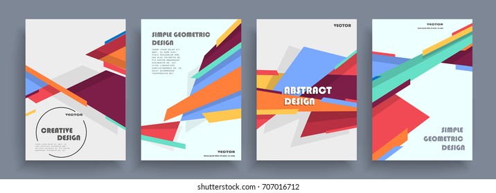 Creative cover design. Business abstract vector template