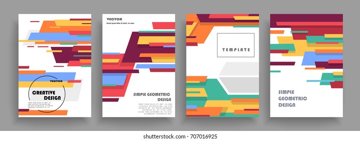 Creative cover design. Business abstract vector template