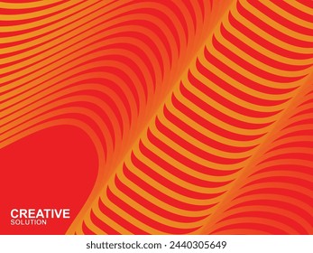 Diseño creativo de la cubierta. Gradiente de semitonos fresco. Futura plantilla geométrica. Fondo de líneas de onda de lujo.