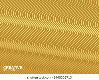 Creative cover design. Cool halftone gradient. Future geometric template. Luxury wave lines pattern background.