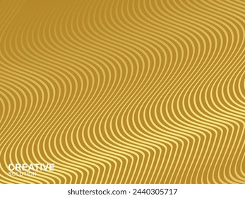 Diseño creativo de la cubierta. Gradiente de semitonos fresco. Futura plantilla geométrica. Fondo de líneas de onda de lujo.