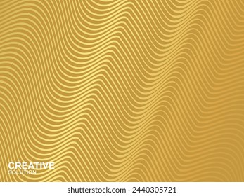 Creative cover design. Cool halftone gradient. Future geometric template. Luxury wave lines pattern background.
