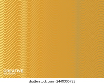 Diseño creativo de la cubierta. Gradiente de semitonos fresco. Futura plantilla geométrica. Fondo de líneas de onda de lujo.