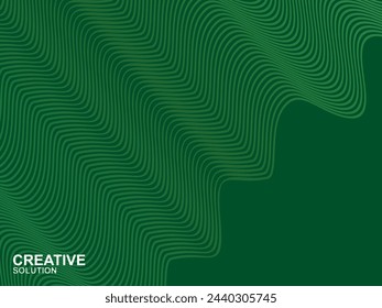 Diseño creativo de la cubierta. Gradiente de semitonos fresco. Futura plantilla geométrica. Fondo de líneas de onda de lujo.