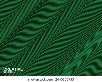 Creative cover design. Cool halftone gradient. Future geometric template. Luxury wave lines pattern background.