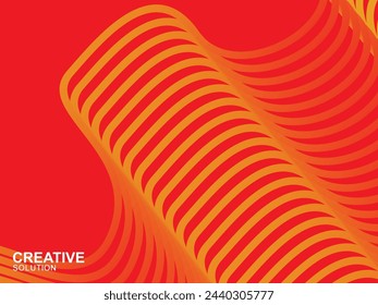 Creative cover design. Cool halftone gradient. Future geometric template. Luxury wave lines pattern background.