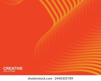 Creative cover design. Cool halftone gradient. Future geometric template. Luxury wave lines pattern background.