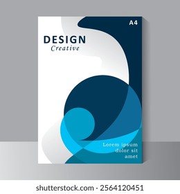 Creative cover design with geomertic shape, layouts or posters concept in modern minimal style for corporate identity, branding, social media advertising, promo. Modern cover design template,