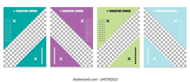 Creative cover design. Geometric background. minimal. can be used for banners, posters, flyer, leaflets, web templates,