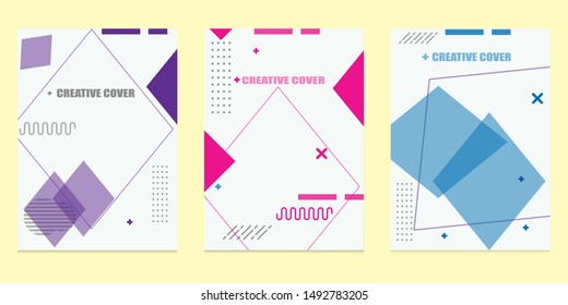 Creative cover design. Geometric background. minimal. can be used for banners, posters, flyer, leaflets, web templates,