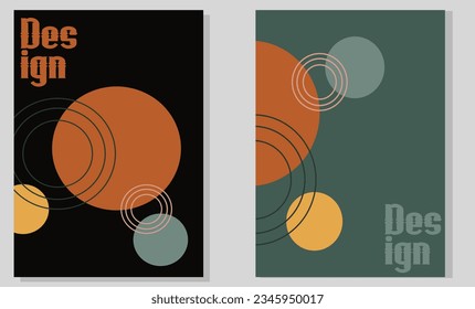 creative cover design. Social media banner template. Editable mockup for stories, post, blog, sale and promotion. Abstract modern colors shapes, line arts background design for notebook