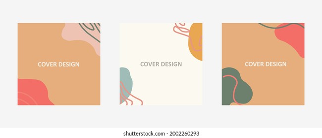 Creative cover design vector for Instagram story template ,Social media posts, Story and photos, Editable collection backgrounds