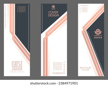 Creative cover in a minimalist style with arbitrary geometric shapes. Layout for posters, posters, banners in advertising, marketing and creative design