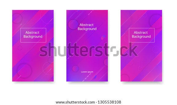 Creative cover in a minimalist style. Color\
geometric gradient, futuristic background. Gradient, neon, lines,\
forms. Vector.
